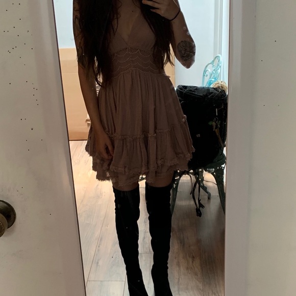 Free People Dress in Blush - Picture 3 of 5